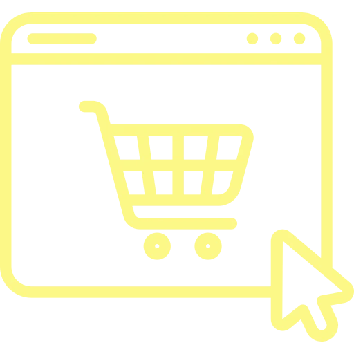 Rappresentazione visiva della creazione ecommerce, con focus su tecnologia, vendite online e interfaccia utente digitale moderna.