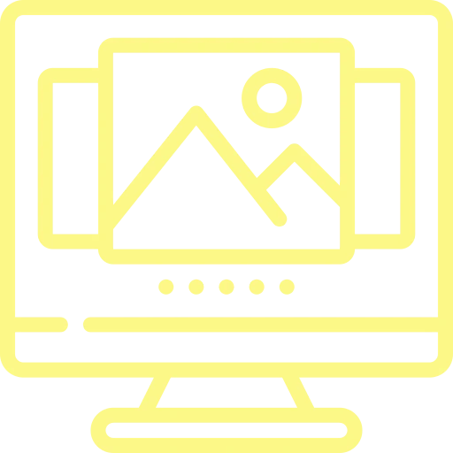 Illustrazione dedicata alla creazione siti portfolio, con rappresentazione di contenuti visuali e interfaccia utente pensata per mostrare progetti e competenze.