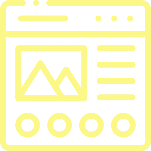 Rappresentazione grafica del servizio di creazione sito one page, con interfaccia web chiara e navigazione a scorrimento verticale.